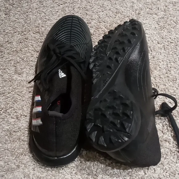 Adidas Predator Edge.3 LL TF Turf Black (Men's Sizes) New Soccer Shoes GX2631 - Picture 5 of 7